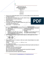 Cbse Sample Paper-05: 2ki + CL 2Kcl + I