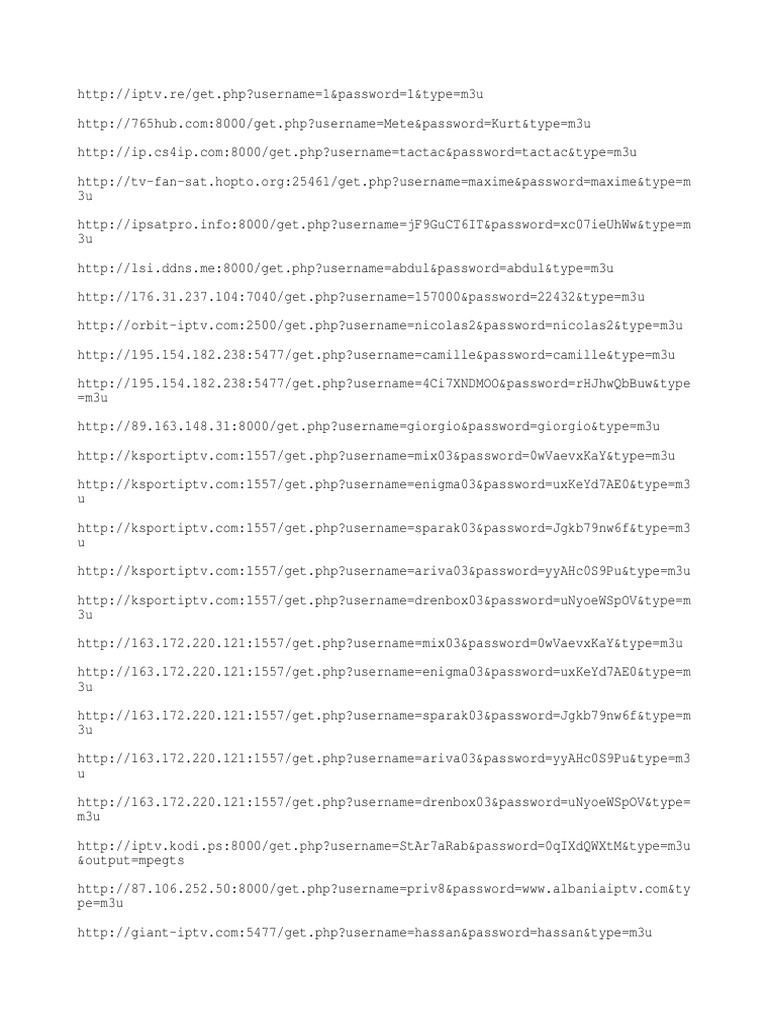 Code M3u Iptv 2023