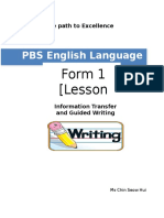 PBS English Language: Form 1 (Lesson 2)