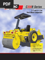 C B Series: 3-5 and 4-6 Ton Steel Wheel Compactors