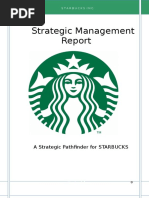 Strategic Management: A Strategic Pathfinder For STARBUCKS