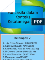 Pancasila Dalam Konteks Ketatanegaraan