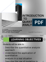 Introduction to Quantitative Analysis