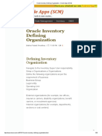 Defining Organization Inventory