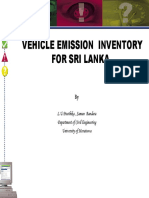 Sri Lanka vehicle emission inventory under 40 chars
