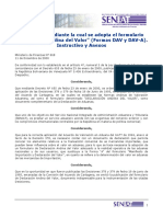 Declaración Andina Del Valor Formas DAV y DAV-A Instructivos y Anexos
