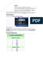 Transmodulador,Modulador e Demulador