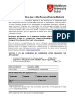 Research Ethics Approval Form