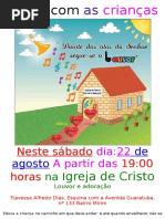 Culto Criança