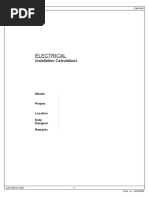 Electrical: Installation Calculations