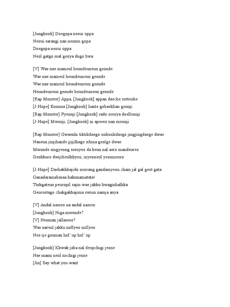 Lirik Lagu Boy In Luv Entertainment General lirik lagu boy in luv entertainment