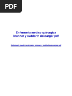 Download Enfermeria Medico Quirurgica Brunner y Suddarth Descargar PDF by Juan Carlos Naula Calderon SN326962699 doc pdf