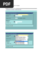 Creating Customers For FI Module