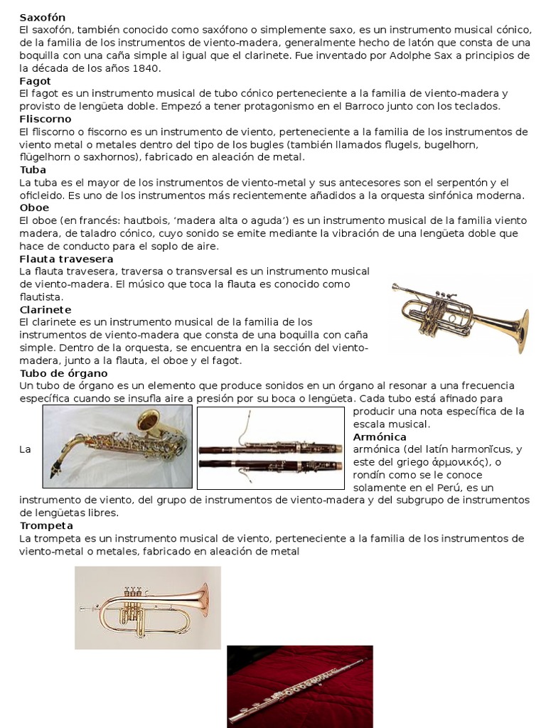 Saxofón | PDF