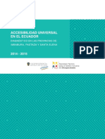 Accesibilidad Universal en el Ecuador. Diagnóstico de las provincias de Imbabura, Pastaza y Santa Elena