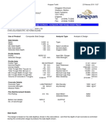 Multideck Design Software - Composite Slab Design Detail Report