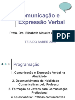 Comunicacao e Expressao Verbal