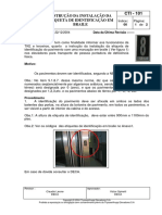 Instrução Da Instalação Da Etiqueta de Identificação em Braile