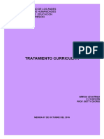 Tratamiento Curricular