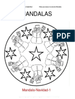 96 Mandalas Navideños