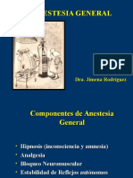 Anestesia General: Componentes, Tipos y Agentes