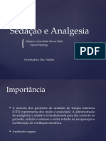 Sedação e Analgesia