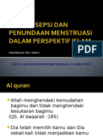 Kontrasepsi Dan Penundaan Haid Dlam Perspektif Islam