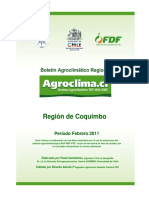 Informe Agrometeorologico Febrero 2011 Coquimbo