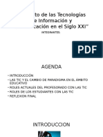 Impacto de Las Tecnologías de Información y Comunicación en El Siglo XXI"