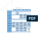 Horario 2016-2