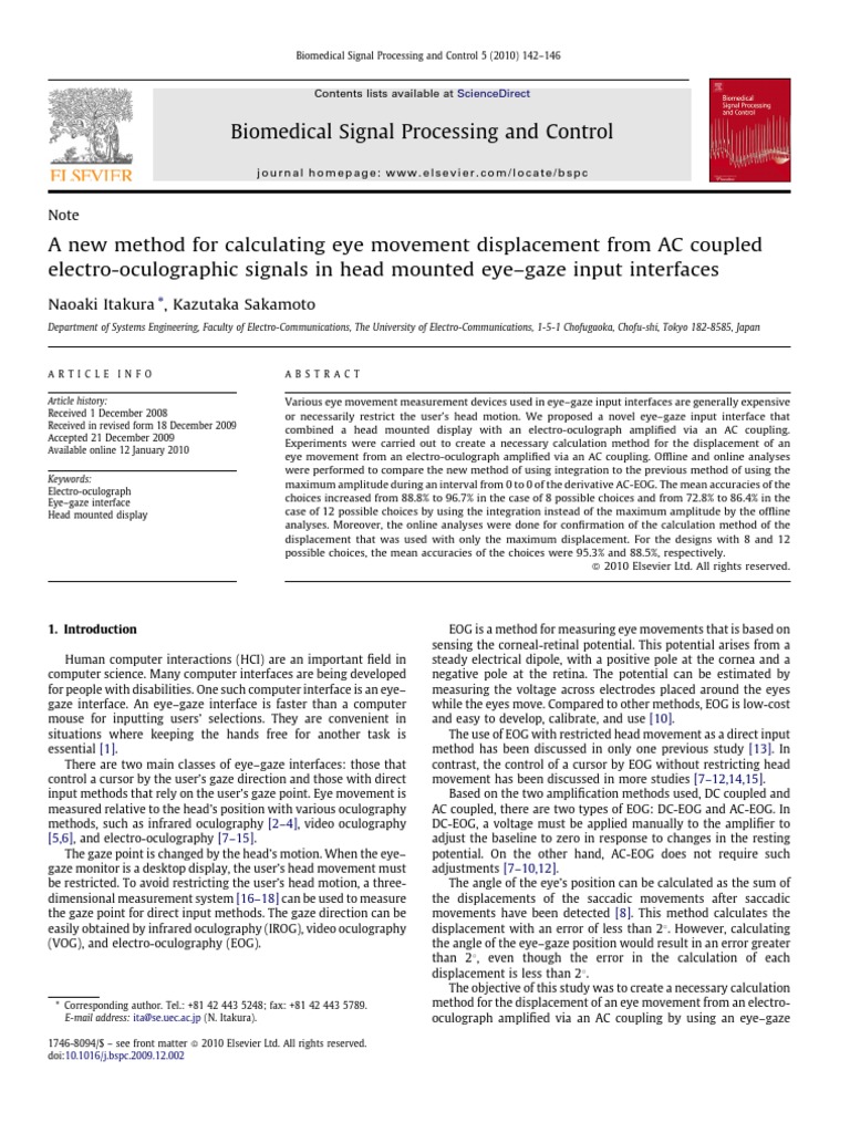 Biomedical Signal Processing and Control Graphical User Interfaces