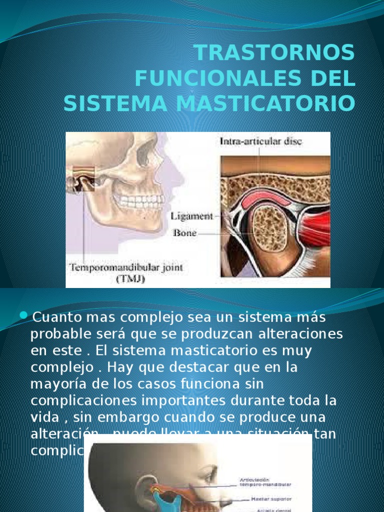 Trastornos Funcionales Del Sistema Masticatorio | Estrés (Biología ...