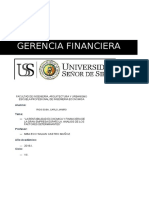 Gerencia Financiera - Ing. Economica