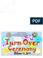 Turn Over Ceremony