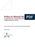 Police and Mental Health - A Critical Review