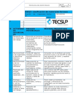 ANALISIS DE TRABAJO: Clasificación de Materiales Ferrosos