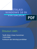 Instalasi Windows 10 Di Virtualbox