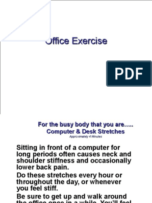 4 Minutes Office Exercises