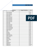 Daftar Peralatan Dan Material: No Nama Barang Tanggal Pembelian Qty Tool