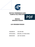 Manual AJK Senaman Riadah