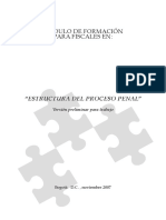 Módulo de Formación para Fiscales en Estructura Del Proceso Penalestructura PDF