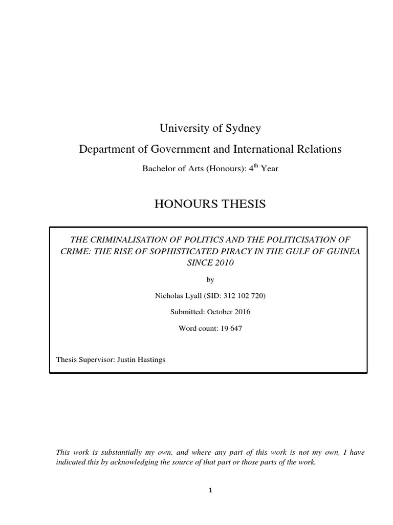 Monash law honours thesis picture