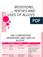 Compositions Properties and Uses of Alloys