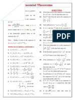 Binomial Theorems