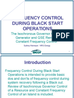 Frequency Control During Black Start Operations 2014 Ots