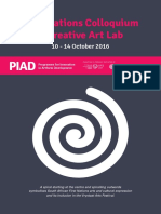 PIAD First Nations Colloquium & Creative Arts Lab 