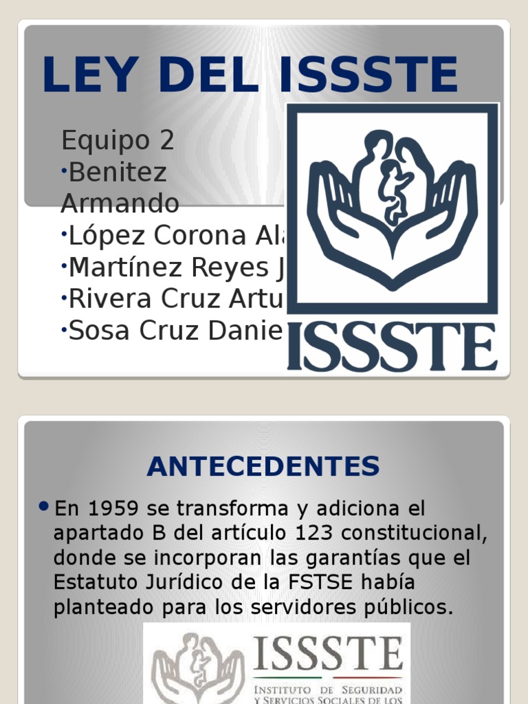 Ley Del Issste | PDF | Cuidado de la salud | Esfera pública