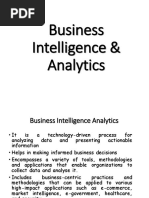 BI and Analytics