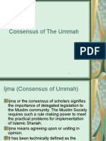 3ijma Consensusofummah