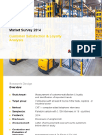 Market Survey 2014: Customer Satisfaction & Loyalty Analysis